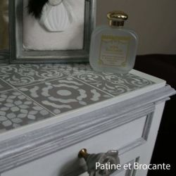 Pochoir Carreaux de Ciment x4