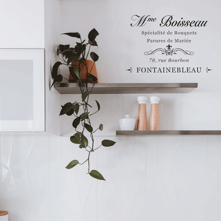 Pochoir Mme Boisseau