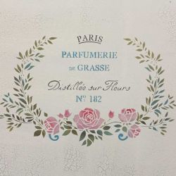 Pochoir Parfumerie de Grasse