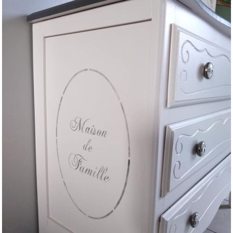 Pochoir Maison de Famille