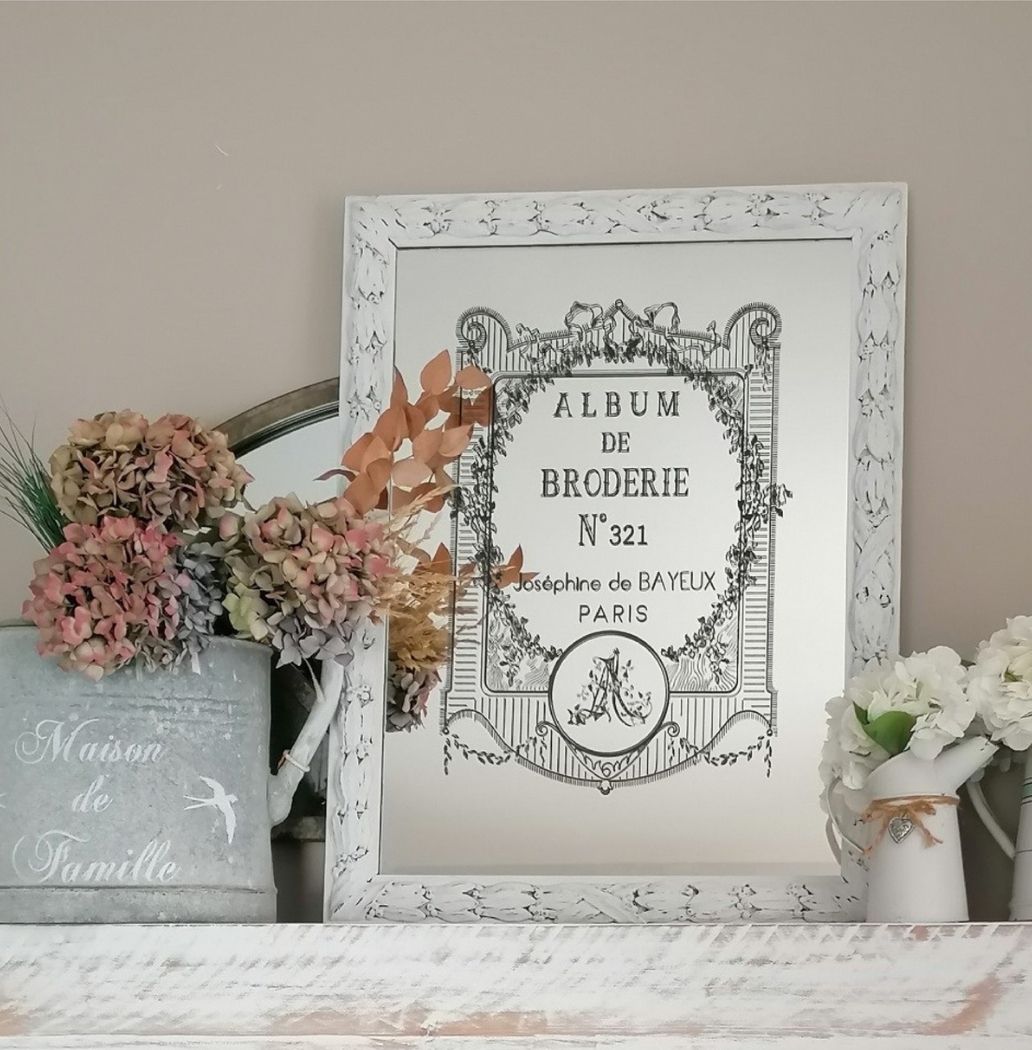 M'elleDécors - Camaëlle Transfer Album de Broderie, Maison de famille