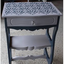 Les pinceaux de Sylvie Patine - pochoir Art Nouveau