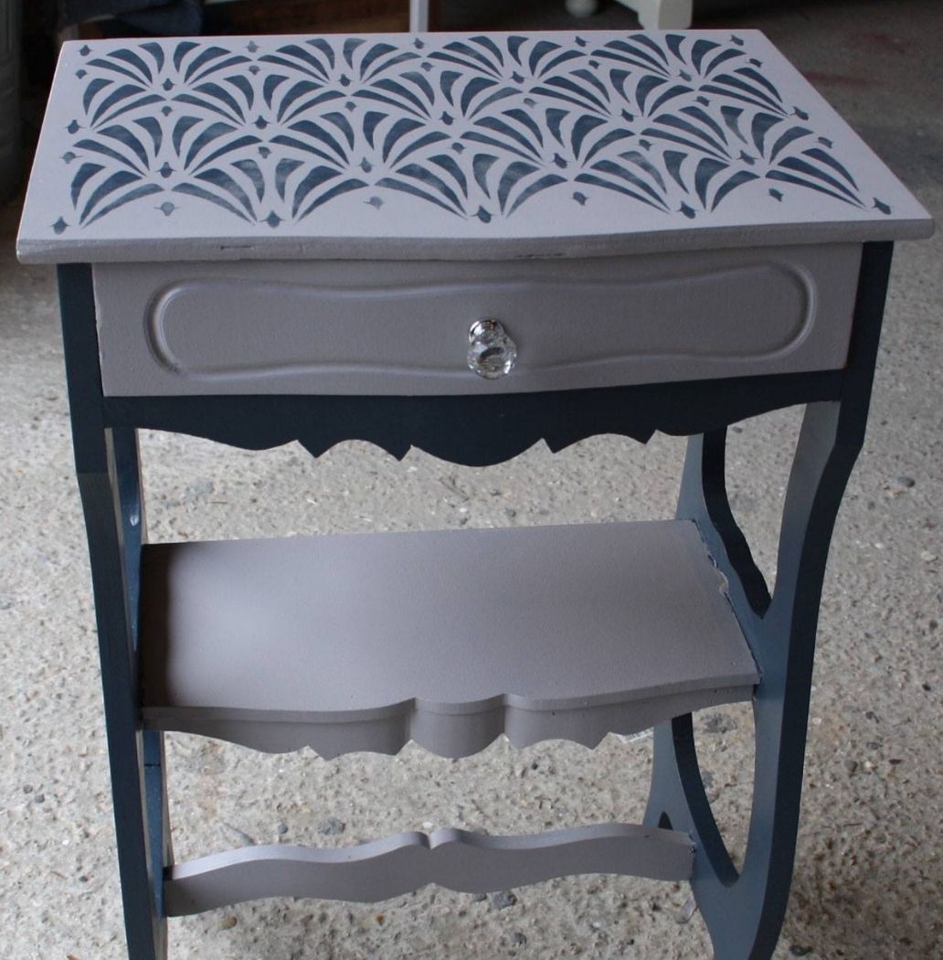 Les pinceaux de Sylvie Patine - pochoir Art Nouveau