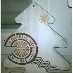 L'atelier de Kathy - Pochoir Timbres noel