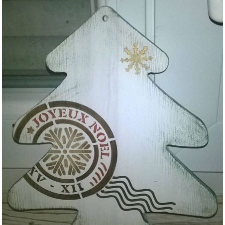 L'atelier de Kathy - Pochoir Timbres noel