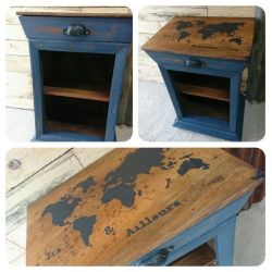 Glam'old Renov - Pochoir ici et ailleurs camaelle