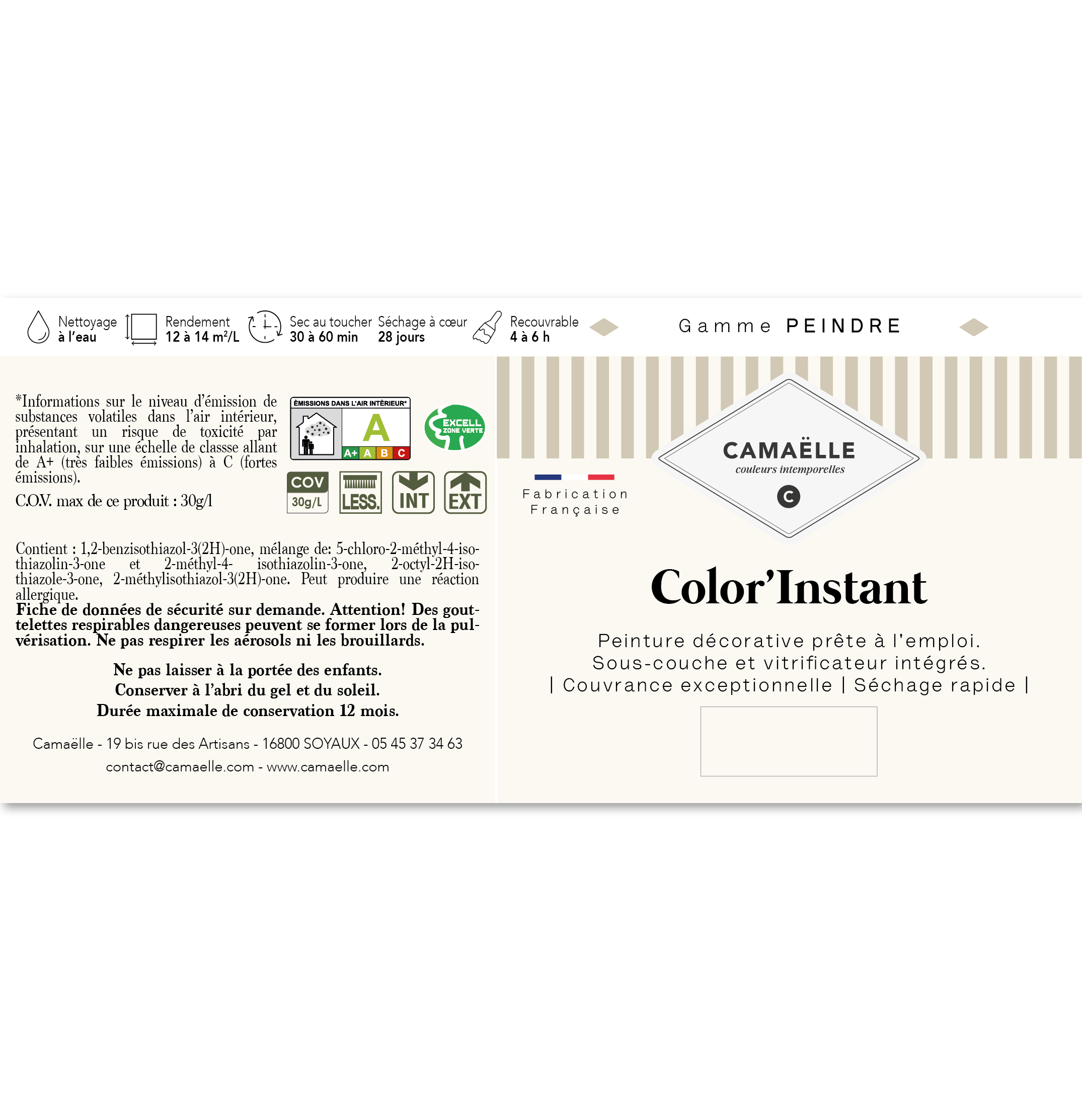 Clematite Peinture Color'Instant