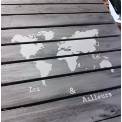 Pochoir Ici & Ailleurs