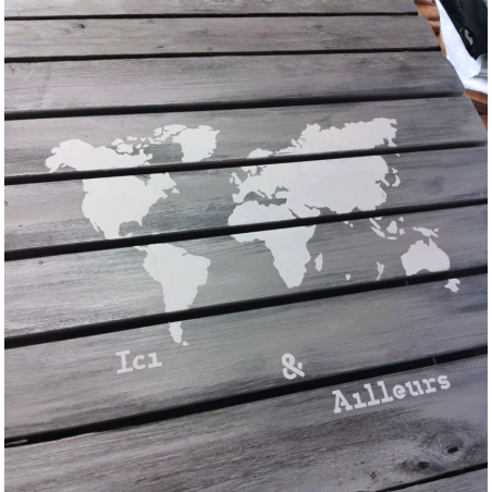 Pochoir Ici & Ailleurs