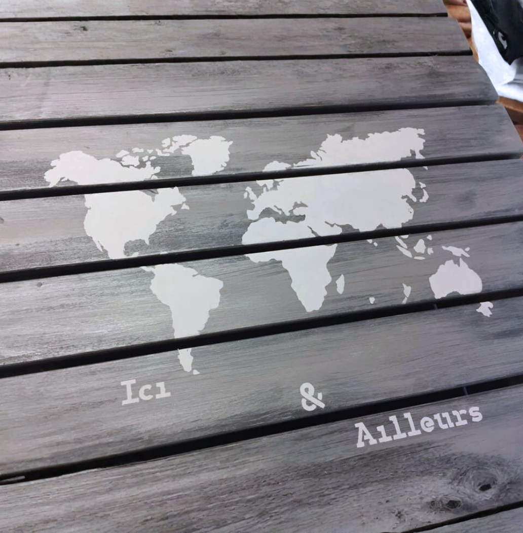 Pochoir Ici & Ailleurs