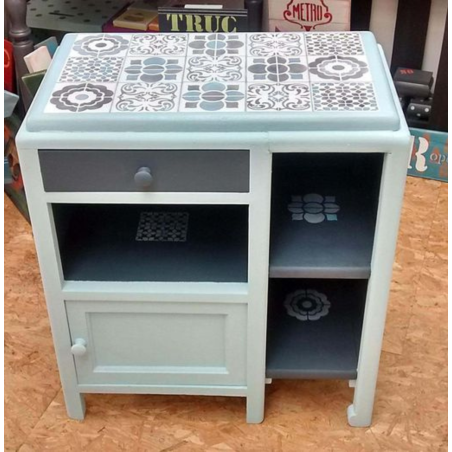 Pochoir Carreaux de Ciment x4