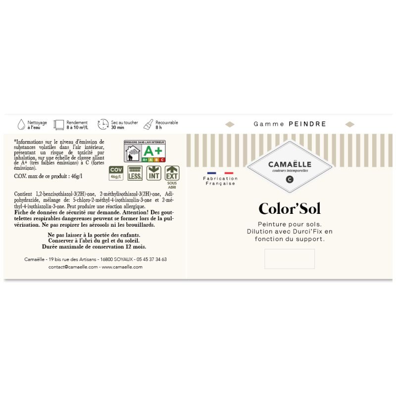 Feuille de Vigne Peinture Color'Sol