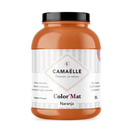 Peinture décorative Naranja Résines à 95 % biosourcées