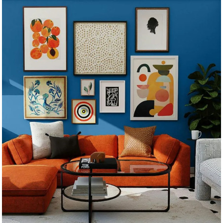 Bleu Electrique Peinture Intérieure