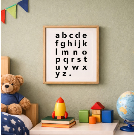 Pochoir Alphavenir Minuscules
