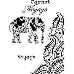 Pochoir Carnet de Voyage