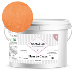 Pot de Fleur de Chaux Terracotta Camaëlle