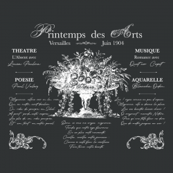 Transfert à sec - Printemps...