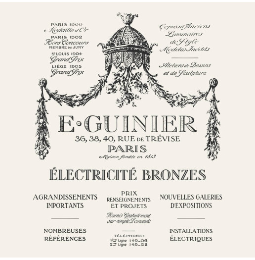 Transfert à sec - Guinier Pub Rétro