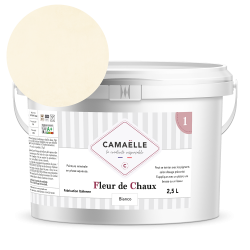 Pot de Fleur de chaux Bianco
