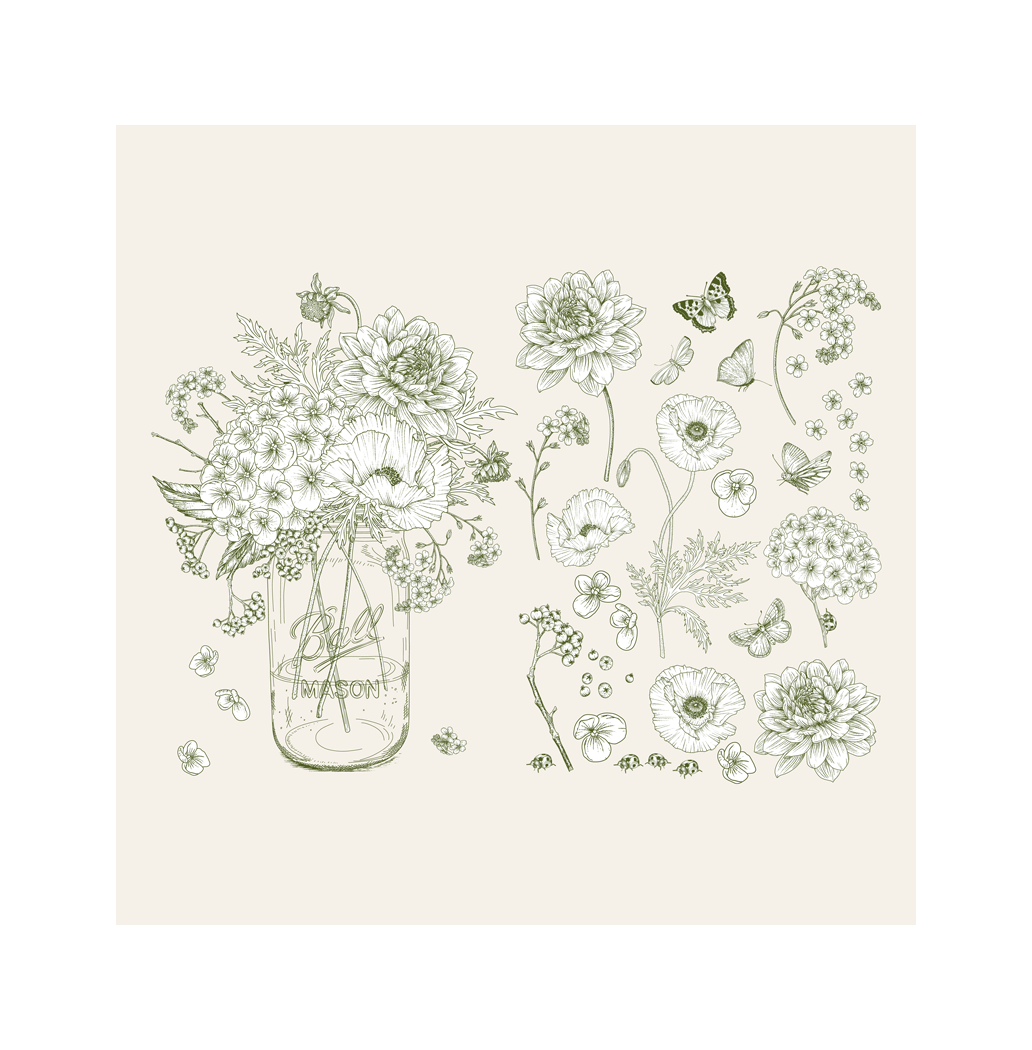 Transfert Ã  sec - Mason Vert Mousse