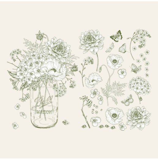 Transfert Ã  sec - Mason Vert Mousse