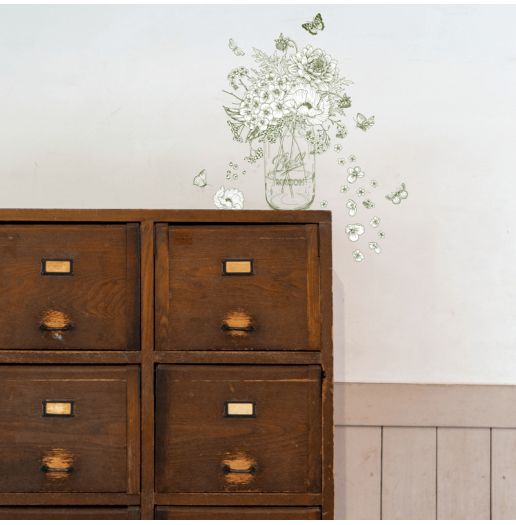 Transfert Ã  sec - Mason Vert Mousse