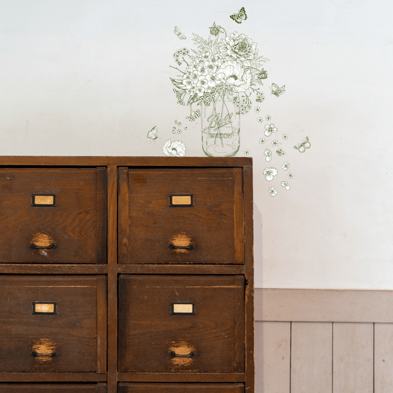 Transfert Ã  sec - Mason Vert Mousse