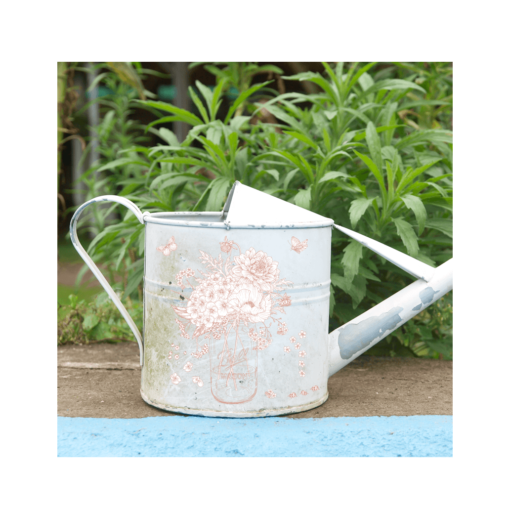 Transfert Ã  sec - Mason Vieux Rose