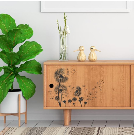 Transfert Ã  sec - Pissenlits noirs