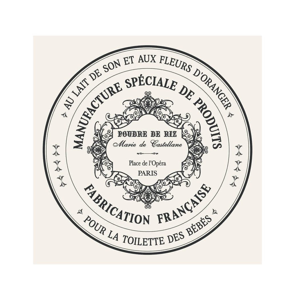 Transfert à sec - Poudre de Riz