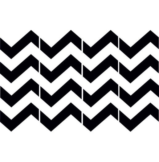Pochoir Chevrons