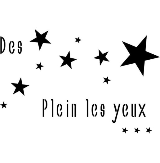 Pochoir Étoiles