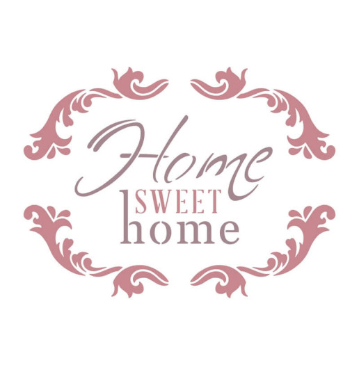 Pochoir Home Sweet Home