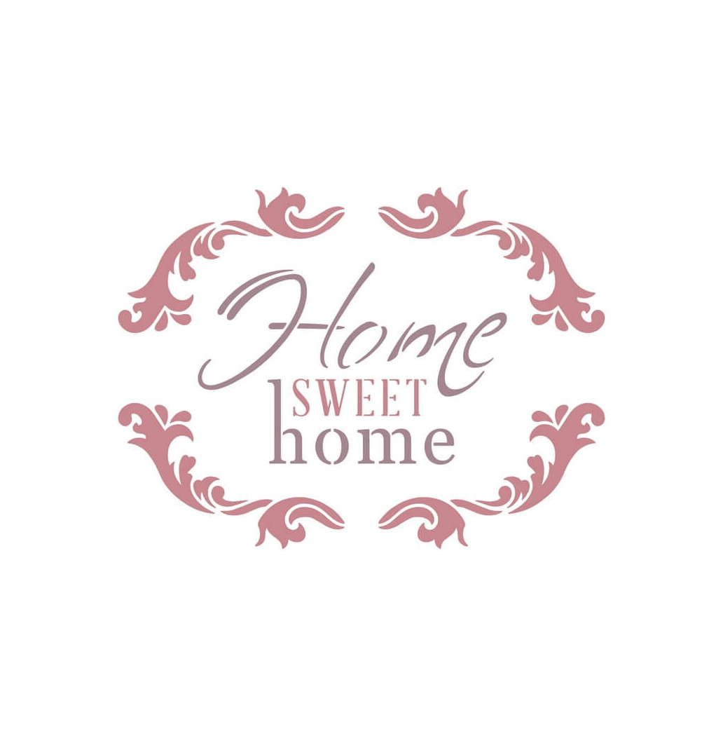 Pochoir Home Sweet Home
