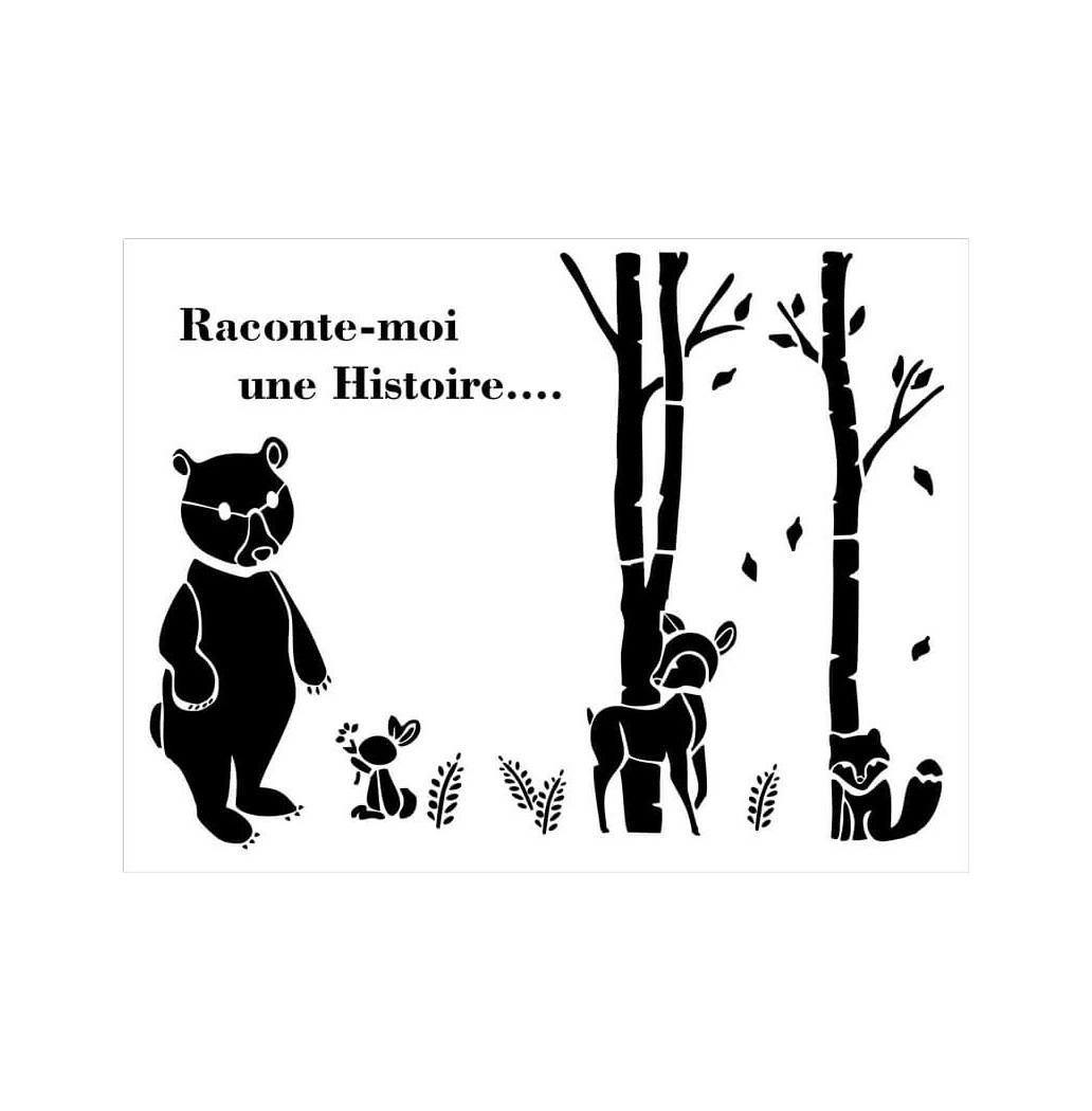 Pochoir Raconte-moi une Histoire