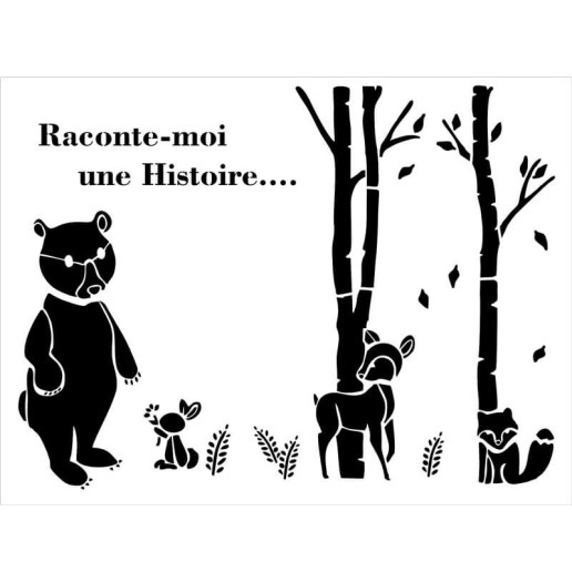 Pochoir Raconte-moi une Histoire