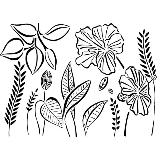 Pochoir Inspirations Florales