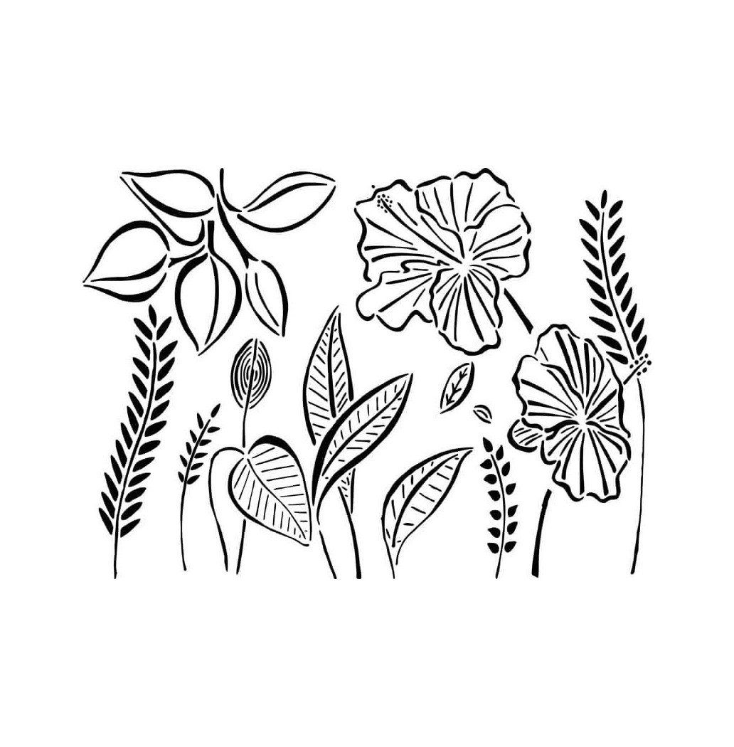 Pochoir Inspirations Florales