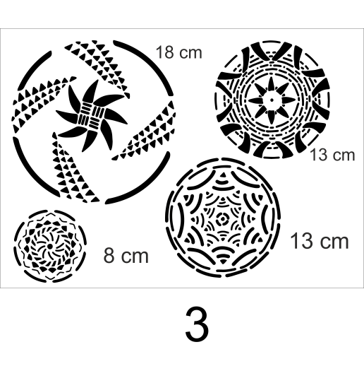 Pochoir Paniers Tressés