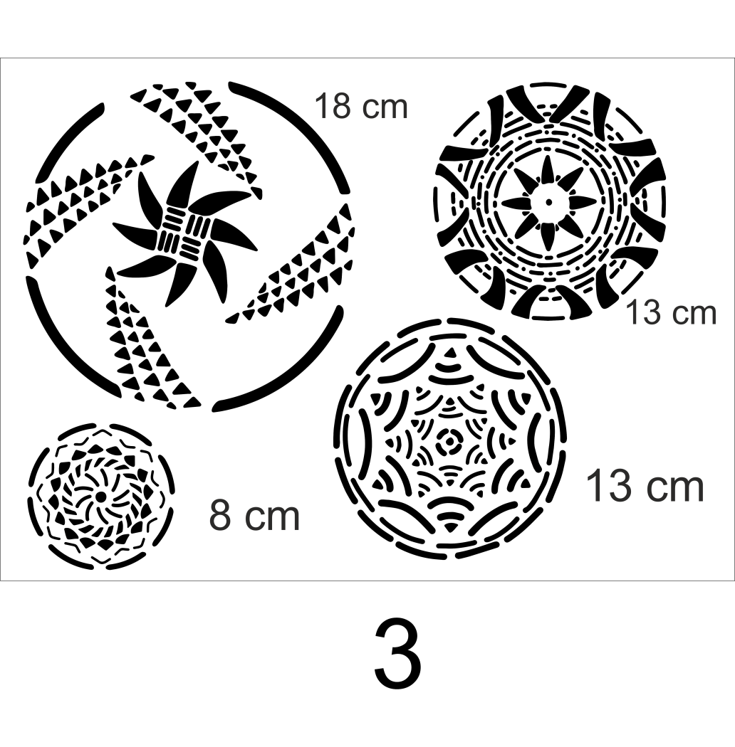 Pochoir Paniers Tressés