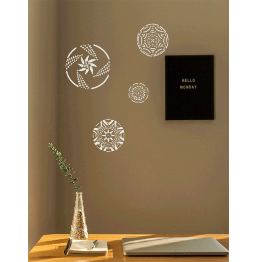 Pochoir Paniers Tressés