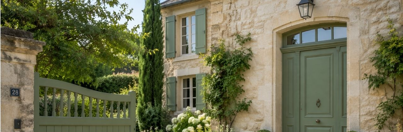 Peinture extérieure portes & portails résistante aux intempéries