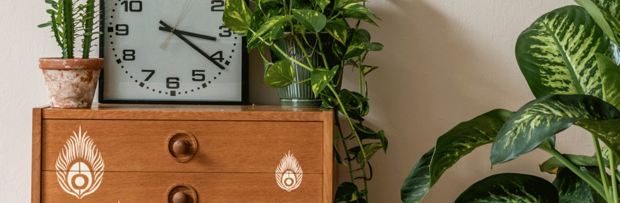 Pochoirs & bâtons à l’huile | Effets décoratifs Camaëlle