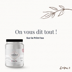 🔧 Découvrez notre secret pour des projets impeccables : le 𝗣𝗿𝗶𝗺'𝗜𝘀𝗼, notre primaire d'accroche polyvalent conçu pour une adhésion optimale sur une vaste gamme de supports. Du bois au métal passant par le plastique, il prépare la surface pour une finition parfaite. Fiez-vous au 𝗣𝗿𝗶𝗺'𝗜𝘀𝗼 pour des résultats durables et impeccables. 🏗️🖌️

#PrimIso #PréparationSurface #ProjetParfait #upcycling #peinturebiosourcée #camaelle #ecoresponsable #consommationresponsable #zerodechet #decorationinterieure #relookingmeubles